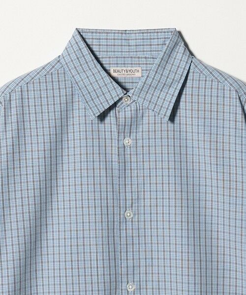 BEAUTY&YOUTH UNITED ARROWS / ビューティー&ユース ユナイテッドアローズ シャツ・ブラウス | チェック ショートスリーブ レギュラー シャツ FORM型 | 詳細17