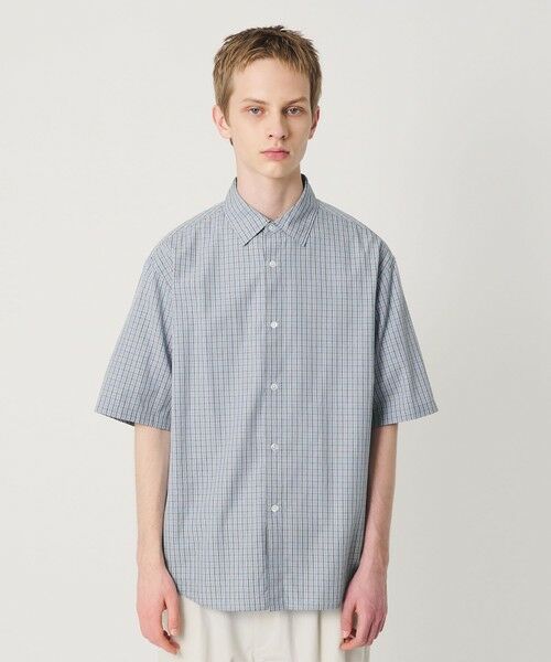 BEAUTY&YOUTH UNITED ARROWS / ビューティー&ユース ユナイテッドアローズ シャツ・ブラウス | チェック ショートスリーブ レギュラー シャツ FORM型 | 詳細12