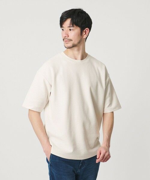 BEAUTY&YOUTH UNITED ARROWS / ビューティー&ユース ユナイテッドアローズ カットソー | 【WEB限定 WARDROBE SMART】エアリー カノコ カットソー	【抗菌防臭・UVカット】 | 詳細1