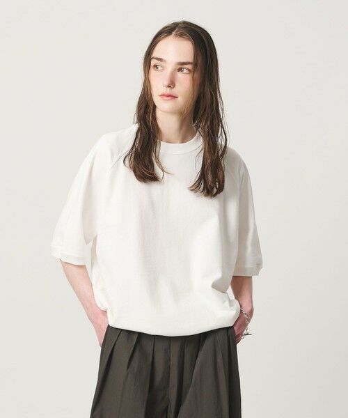 BEAUTY&YOUTH UNITED ARROWS / ビューティー&ユース ユナイテッドアローズ カットソー | 【WEB限定】ラグラン ショートスリーブ スウェット | 詳細1