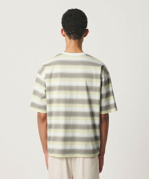 BEAUTY&YOUTH UNITED ARROWS / ビューティー&ユース ユナイテッドアローズ Tシャツ | オンブレ ボーダー クルーネック Tシャツ | 詳細5