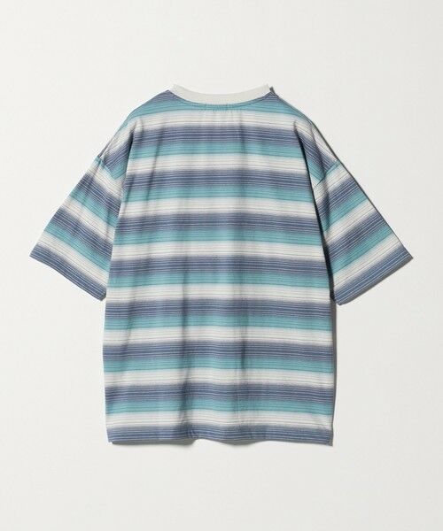 BEAUTY&YOUTH UNITED ARROWS / ビューティー&ユース ユナイテッドアローズ Tシャツ | オンブレ ボーダー クルーネック Tシャツ | 詳細3