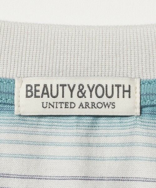 BEAUTY&YOUTH UNITED ARROWS / ビューティー&ユース ユナイテッドアローズ Tシャツ | オンブレ ボーダー クルーネック Tシャツ | 詳細13