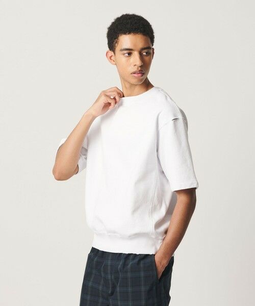 BEAUTY&YOUTH UNITED ARROWS / ビューティー&ユース ユナイテッドアローズ カットソー | クラッシュ ショートスリーブ スウェット | 詳細1