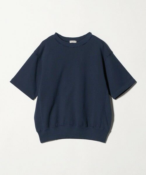 BEAUTY&YOUTH UNITED ARROWS / ビューティー&ユース ユナイテッドアローズ カットソー | クラッシュ ショートスリーブ スウェット（NAVY）