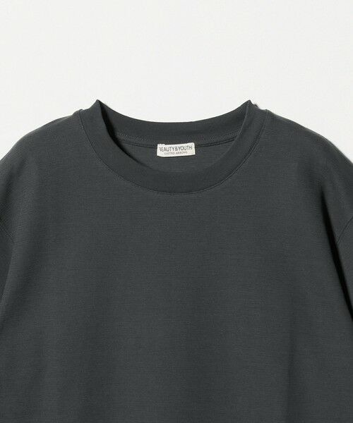 BEAUTY&YOUTH UNITED ARROWS / ビューティー&ユース ユナイテッドアローズ カットソー | ライト ダブルフェイス ジオメ クルーネック Tシャツ 抗菌防臭 | 詳細8