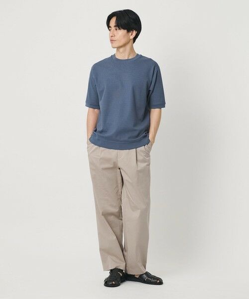 BEAUTY&YOUTH UNITED ARROWS / ビューティー&ユース ユナイテッドアローズ カットソー | ライト ダブルフェイス ジオメ クルーネック Tシャツ 抗菌防臭 | 詳細15