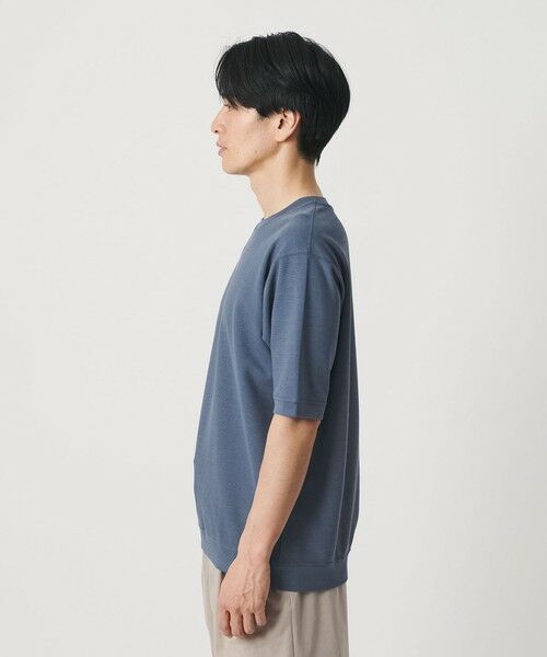 BEAUTY&YOUTH UNITED ARROWS / ビューティー&ユース ユナイテッドアローズ カットソー | ライト ダブルフェイス ジオメ クルーネック Tシャツ 抗菌防臭 | 詳細17