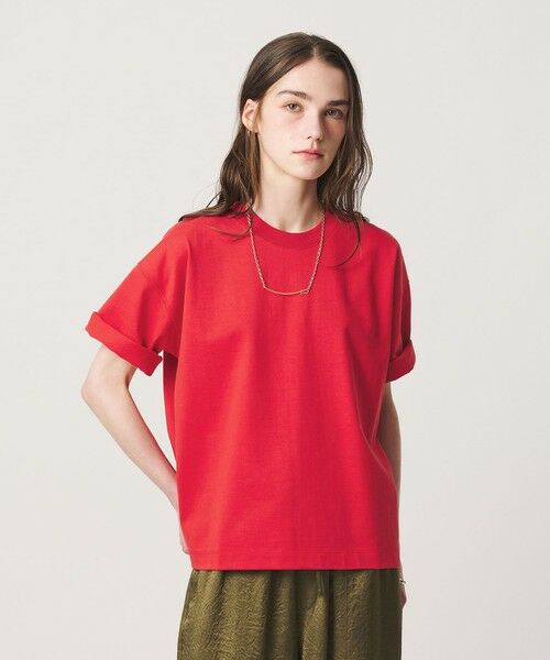 BEAUTY&YOUTH UNITED ARROWS / ビューティー&ユース ユナイテッドアローズ カットソー | 【WEB限定】ヘビーウエイト バレル クロップド Tシャツ | 詳細25