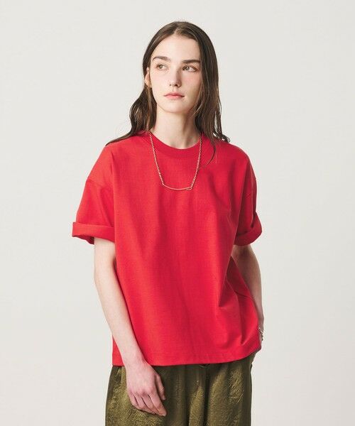 BEAUTY&YOUTH UNITED ARROWS / ビューティー&ユース ユナイテッドアローズ カットソー | 【WEB限定】ヘビーウエイト バレル クロップド Tシャツ | 詳細26