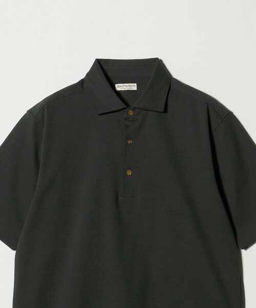 BEAUTY&YOUTH UNITED ARROWS / ビューティー&ユース ユナイテッドアローズ カットソー | クール ハイゲージ モクロディ ポロシャツ 接触冷感 抗菌防臭 | 詳細10