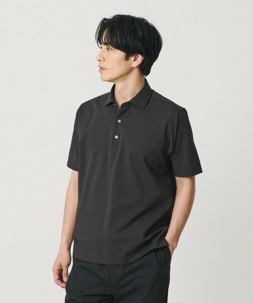 BEAUTY&YOUTH UNITED ARROWS / ビューティー&ユース ユナイテッドアローズ カットソー | クール ハイゲージ モクロディ ポロシャツ 接触冷感 抗菌防臭 | 詳細8
