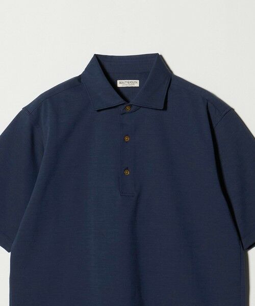 BEAUTY&YOUTH UNITED ARROWS / ビューティー&ユース ユナイテッドアローズ カットソー | クール ハイゲージ モクロディ ポロシャツ 接触冷感 抗菌防臭 | 詳細15
