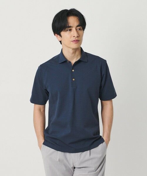 BEAUTY&YOUTH UNITED ARROWS / ビューティー&ユース ユナイテッドアローズ カットソー | クール ハイゲージ モクロディ ポロシャツ 接触冷感 抗菌防臭 | 詳細12