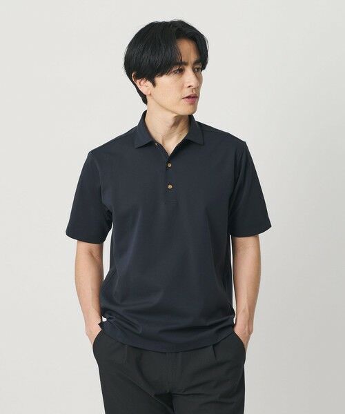 BEAUTY&YOUTH UNITED ARROWS / ビューティー&ユース ユナイテッドアローズ カットソー | クール ハイゲージ モクロディ ポロシャツ 接触冷感 抗菌防臭 | 詳細24