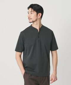 BEAUTY&YOUTH UNITED ARROWS / ビューティー&ユース ユナイテッドアローズ カットソー | 【WEB限定 WARDROBE SMART】クール ハイゲージ モクロディ ヘンリーネック カットソー【抗菌防臭・接触冷感】