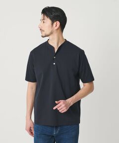 BEAUTY&YOUTH UNITED ARROWS / ビューティー&ユース ユナイテッドアローズ カットソー | 【WEB限定 WARDROBE SMART】クール ハイゲージ モクロディ ヘンリーネック カットソー【抗菌防臭・接触冷感】