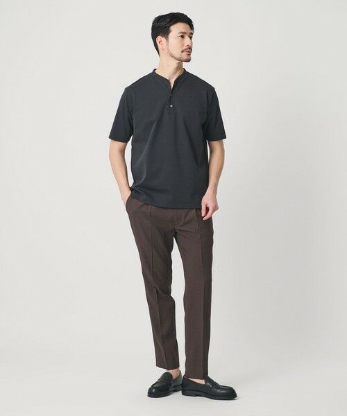 BEAUTY&YOUTH UNITED ARROWS / ビューティー&ユース ユナイテッドアローズ カットソー | 【WEB限定 WARDROBE SMART】クール ハイゲージ モクロディ ヘンリーネック カットソー【抗菌防臭・接触冷感】 | 詳細10