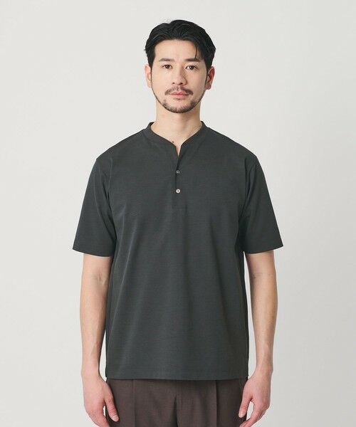 BEAUTY&YOUTH UNITED ARROWS / ビューティー&ユース ユナイテッドアローズ カットソー | 【WEB限定 WARDROBE SMART】クール ハイゲージ モクロディ ヘンリーネック カットソー【抗菌防臭・接触冷感】 | 詳細11