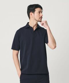 BEAUTY&YOUTH UNITED ARROWS / ビューティー&ユース ユナイテッドアローズ ポロシャツ | 【WEB限定 WARDROBE SMART】クール ハイゲージ モクロディ スキッパー ポロシャツ【抗菌防臭・接触冷感】