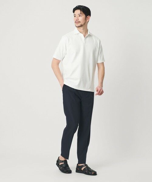 BEAUTY&YOUTH UNITED ARROWS / ビューティー&ユース ユナイテッドアローズ ポロシャツ | 【WEB限定 WARDROBE SMART】クール ハイゲージ モクロディ スキッパー ポロシャツ【抗菌防臭・接触冷感】 | 詳細2