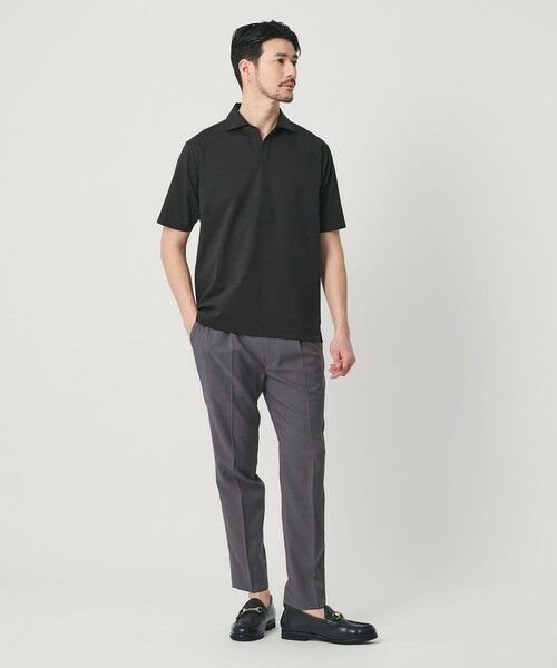 BEAUTY&YOUTH UNITED ARROWS / ビューティー&ユース ユナイテッドアローズ ポロシャツ | 【WEB限定 WARDROBE SMART】クール ハイゲージ モクロディ スキッパー ポロシャツ【抗菌防臭・接触冷感】 | 詳細5