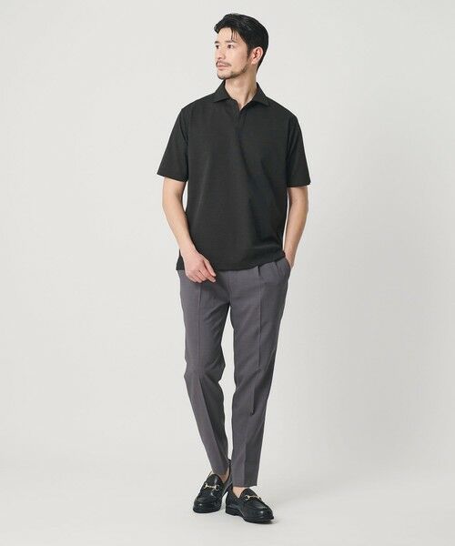BEAUTY&YOUTH UNITED ARROWS / ビューティー&ユース ユナイテッドアローズ ポロシャツ | 【WEB限定 WARDROBE SMART】クール ハイゲージ モクロディ スキッパー ポロシャツ【抗菌防臭・接触冷感】 | 詳細6