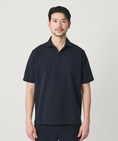 BEAUTY&YOUTH UNITED ARROWS / ビューティー&ユース ユナイテッドアローズ ポロシャツ | 【WEB限定 WARDROBE SMART】クール ハイゲージ モクロディ スキッパー ポロシャツ【抗菌防臭・接触冷感】 | 詳細12