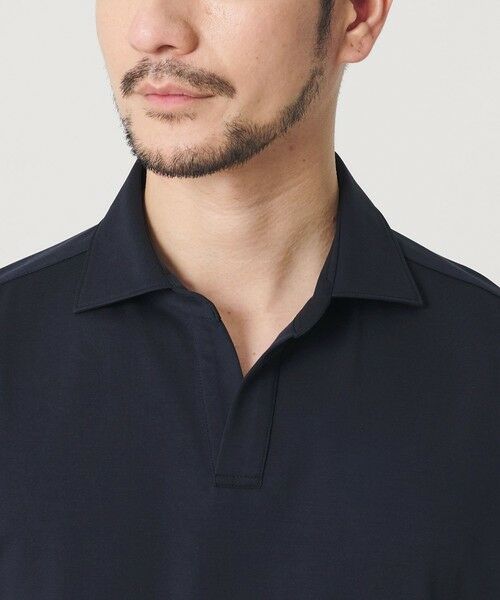 BEAUTY&YOUTH UNITED ARROWS / ビューティー&ユース ユナイテッドアローズ ポロシャツ | 【WEB限定 WARDROBE SMART】クール ハイゲージ モクロディ スキッパー ポロシャツ【抗菌防臭・接触冷感】 | 詳細15