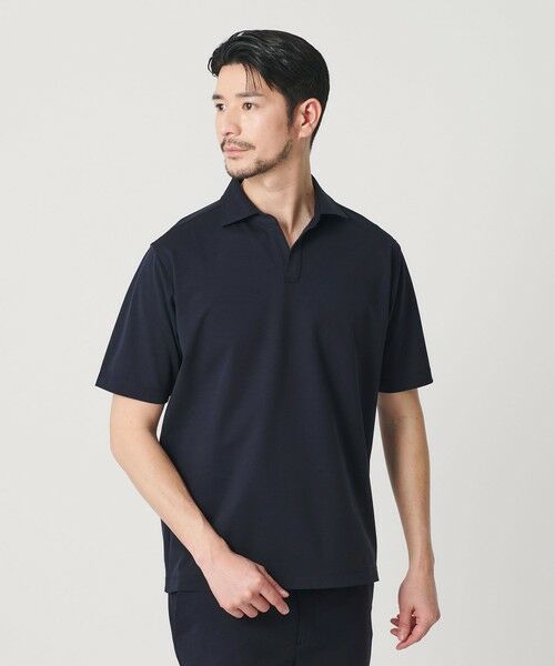 BEAUTY&YOUTH UNITED ARROWS / ビューティー&ユース ユナイテッドアローズ ポロシャツ | 【WEB限定 WARDROBE SMART】クール ハイゲージ モクロディ スキッパー ポロシャツ【抗菌防臭・接触冷感】 | 詳細9