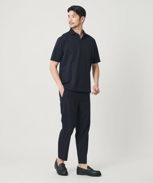BEAUTY&YOUTH UNITED ARROWS / ビューティー&ユース ユナイテッドアローズ ポロシャツ | 【WEB限定 WARDROBE SMART】クール ハイゲージ モクロディ スキッパー ポロシャツ【抗菌防臭・接触冷感】 | 詳細11