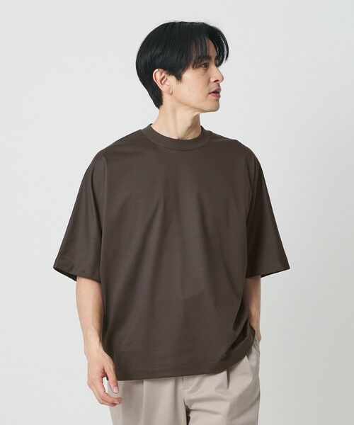 BEAUTY&YOUTH UNITED ARROWS / ビューティー&ユース ユナイテッドアローズ Tシャツ | スビン ドルマン ハーフスリーブ クルーネック Tシャツ | 詳細9