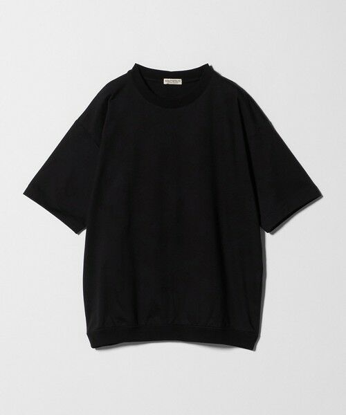 BEAUTY&YOUTH UNITED ARROWS / ビューティー&ユース ユナイテッドアローズ Tシャツ | 金政メリヤス メロー コットン スウェット Ｔシャツ MADE IN JAPAN（BLACK）