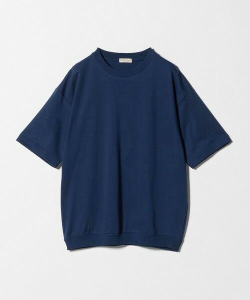 BEAUTY&YOUTH UNITED ARROWS / ビューティー&ユース ユナイテッドアローズ Tシャツ | 金政メリヤス メロー コットン スウェット Ｔシャツ MADE IN JAPAN（ROYAL）