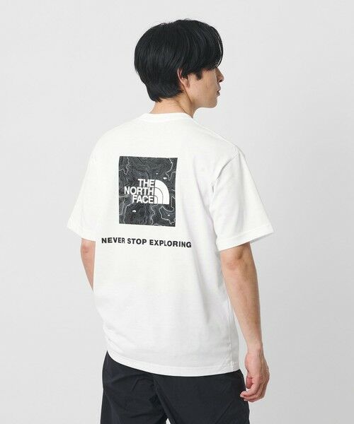 BEAUTY&YOUTH UNITED ARROWS / ビューティー&ユース ユナイテッドアローズ カットソー | <THE NORTH FACE>バック スクエア トラバース ロゴ Tシャツ(WHITE)