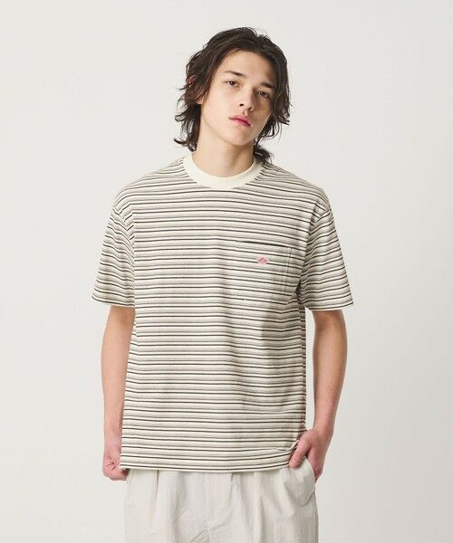 BEAUTY&YOUTH UNITED ARROWS / ビューティー&ユース ユナイテッドアローズ カットソー | ＜DANTON＞ポケット ボーダー Tシャツ | 詳細1