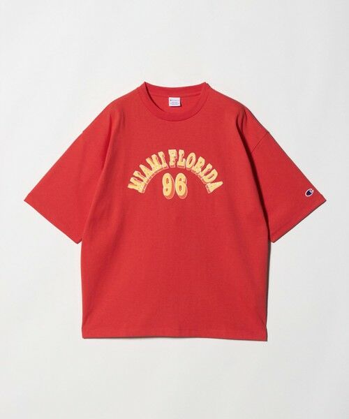 BEAUTY&YOUTH UNITED ARROWS / ビューティー&ユース ユナイテッドアローズ Tシャツ | ＜CHAMPION×BEAUTY&YOUTH＞フロッキー Tシャツ（RED）