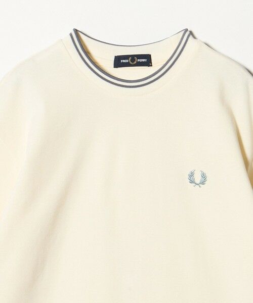 BEAUTY&YOUTH UNITED ARROWS / ビューティー&ユース ユナイテッドアローズ Tシャツ | 【別注】＜FRED PERRY＞ツインティップ クルーネック Tシャツ | 詳細3