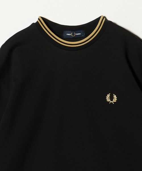 BEAUTY&YOUTH UNITED ARROWS / ビューティー&ユース ユナイテッドアローズ Tシャツ | 【別注】＜FRED PERRY＞ツインティップ クルーネック Tシャツ | 詳細4