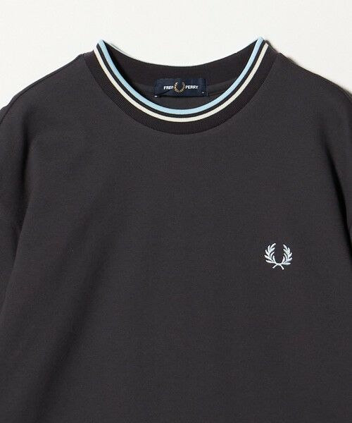 BEAUTY&YOUTH UNITED ARROWS / ビューティー&ユース ユナイテッドアローズ Tシャツ | 【別注】＜FRED PERRY＞ツインティップ クルーネック Tシャツ | 詳細8