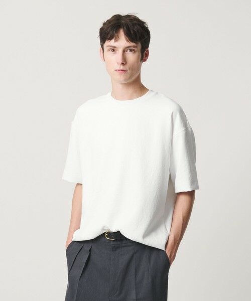 BEAUTY&YOUTH UNITED ARROWS / ビューティー&ユース ユナイテッドアローズ Tシャツ | フュージョンツイル クルーネック Tシャツ UVカット 透け防止 ストレッチ | 詳細1