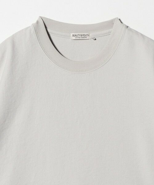BEAUTY&YOUTH UNITED ARROWS / ビューティー&ユース ユナイテッドアローズ Tシャツ | フュージョンツイル クルーネック Tシャツ UVカット 透け防止 ストレッチ | 詳細3