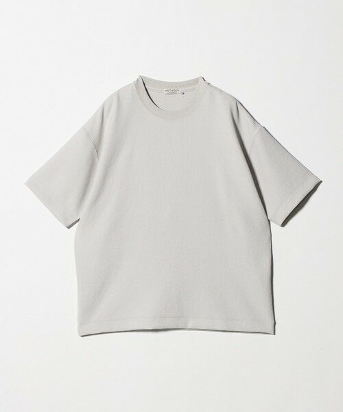 BEAUTY&YOUTH UNITED ARROWS / ビューティー&ユース ユナイテッドアローズ Tシャツ | フュージョンツイル クルーネック Tシャツ UVカット 透け防止 ストレッチ（LT.GRAY）