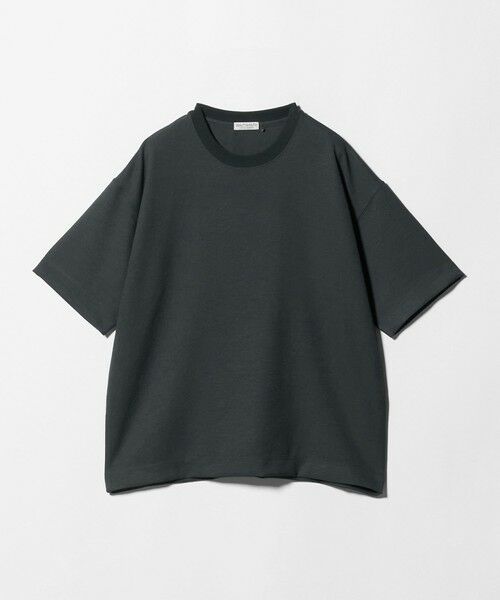 BEAUTY&YOUTH UNITED ARROWS / ビューティー&ユース ユナイテッドアローズ Tシャツ | フュージョンツイル クルーネック Tシャツ UVカット 透け防止 ストレッチ（NAVY）