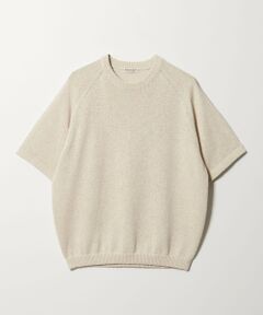 BEAUTY&YOUTH UNITED ARROWS / ビューティー&ユース ユナイテッドアローズ ニット・セーター | ペーパーヤーン サドルスリーブ クルーネック ニット