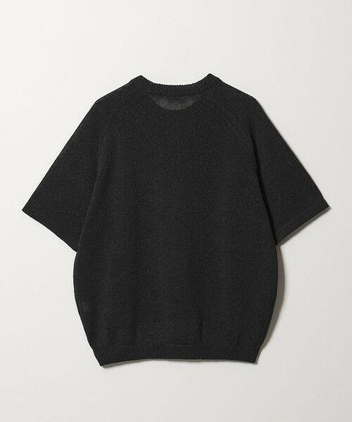 BEAUTY&YOUTH UNITED ARROWS / ビューティー&ユース ユナイテッドアローズ ニット・セーター | ペーパーヤーン サドルスリーブ クルーネック ニット | 詳細1