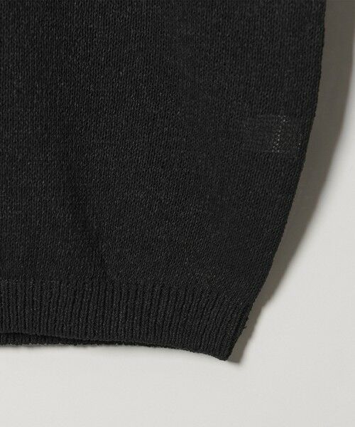 BEAUTY&YOUTH UNITED ARROWS / ビューティー&ユース ユナイテッドアローズ ニット・セーター | ペーパーヤーン サドルスリーブ クルーネック ニット ウォッシャブル | 詳細4