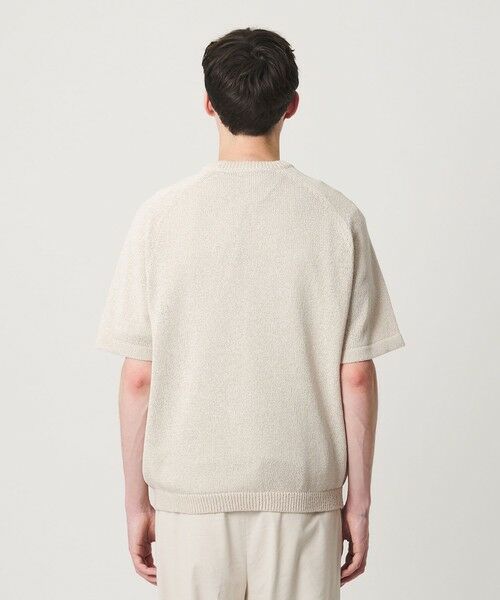 BEAUTY&YOUTH UNITED ARROWS / ビューティー&ユース ユナイテッドアローズ ニット・セーター | ペーパーヤーン サドルスリーブ クルーネック ニット ウォッシャブル | 詳細10