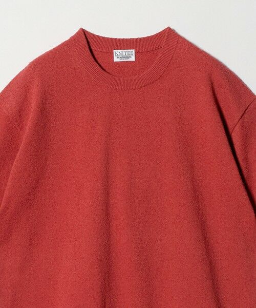 BEAUTY&YOUTH UNITED ARROWS / ビューティー&ユース ユナイテッドアローズ ニット・セーター | KNITEE クリンプコットン クルーネック ニット Tシャツ ウォッシャブル | 詳細21