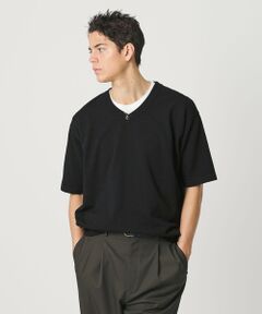 BEAUTY&YOUTH UNITED ARROWS / ビューティー&ユース ユナイテッドアローズ ニット・セーター | KNITEE クリンプコットン Vネック ニット Tシャツ ウォッシャブル